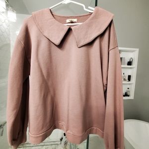 Madewell collared sweatshirt